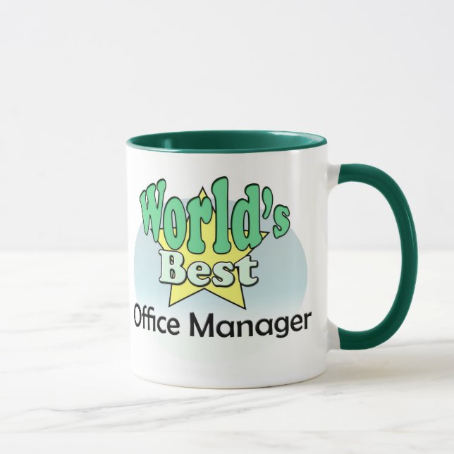 Caneca Melhor gerente de escritório do mundo (Direita)