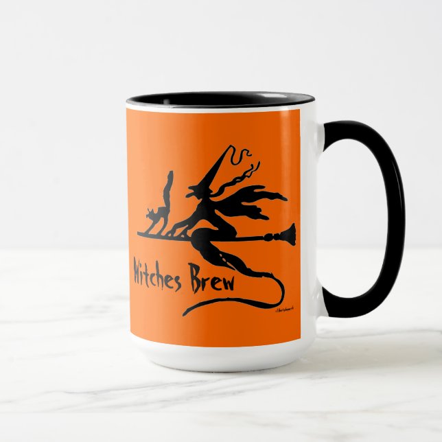 CANECA MELHOR HOLLOWEEN MUGS - WITCHES BREW - PRESENTES E (Direita)