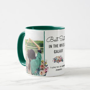 Caneca Melhor Irmã da Galáxia Presente de Aniversário da