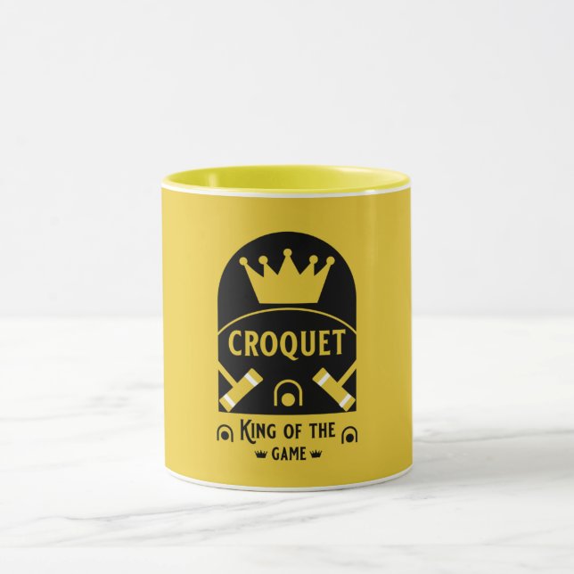 Caneca melhor jogador de croquet engraçado (Centro)