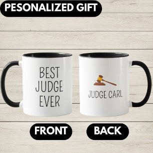 Caneca Melhor Juiz, Presente Personalizado para Juiz, Jui