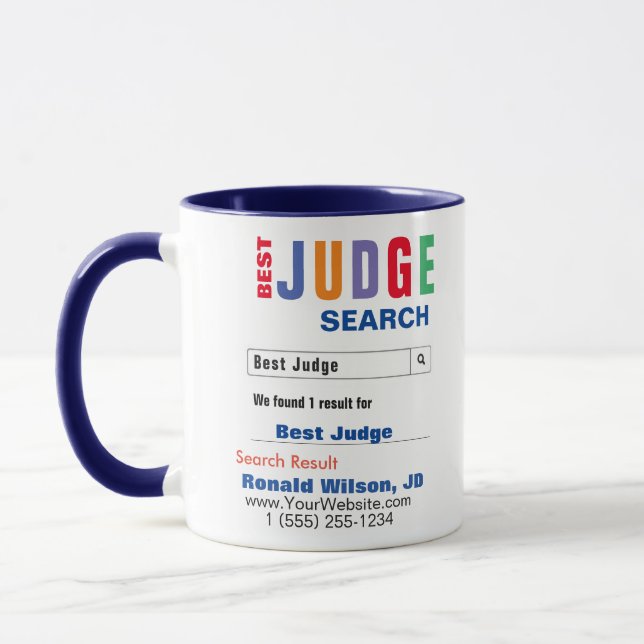 Caneca Melhor Juíza Gift Mug (Esquerda)