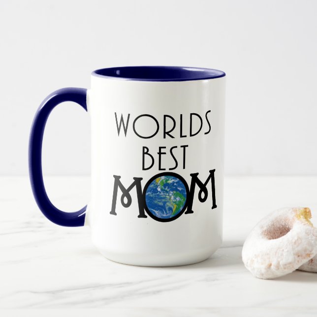 Caneca Melhor Mãe 15oz Coffee Mug (Com Donut)