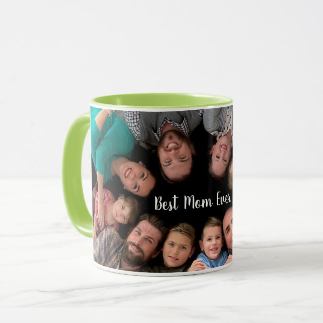 Caneca Melhor Mãe Alguma Vez Foto Da Sua Mãe Aqui (Frente Esquerda)