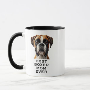 Caneca Melhor Mãe de Boxer de Sempre Foto Personalizada