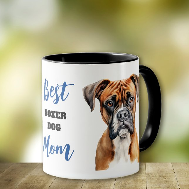 Caneca Melhor Mãe de Cachorro Boxer (Criador carregado)