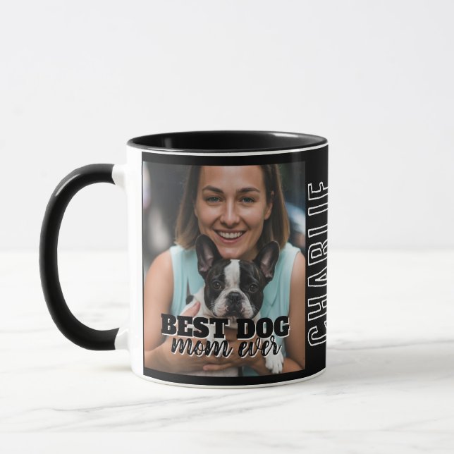 Caneca Melhor Mãe de Cachorro de Todos os Tempos Moderno  (Esquerda)