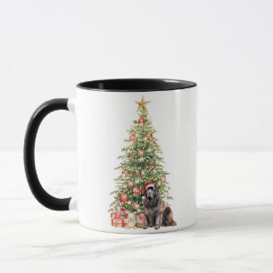 Caneca Melhor Mãe de Cachorro do Mundo Aquarela Natal New