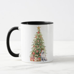 Caneca Melhor Mãe de Cachorro do Mundo Aquarela Natal Pir