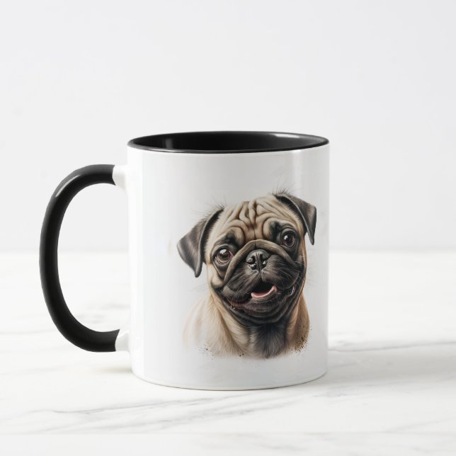 Caneca Melhor mãe de cachorro do mundo Foto personalizada (Esquerda)