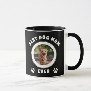 Caneca Melhor Mãe De Cachorro Personalizada De Foto