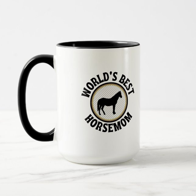 Caneca Melhor mãe de cavalo do mundo (Esquerda)