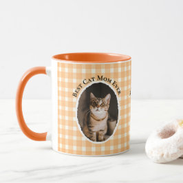 Caneca Melhor Mãe de Gato de Sempre Personalizado Diverti