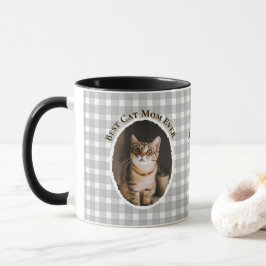 Caneca Melhor Mãe de Gato de Todos os Tempos Personalizad