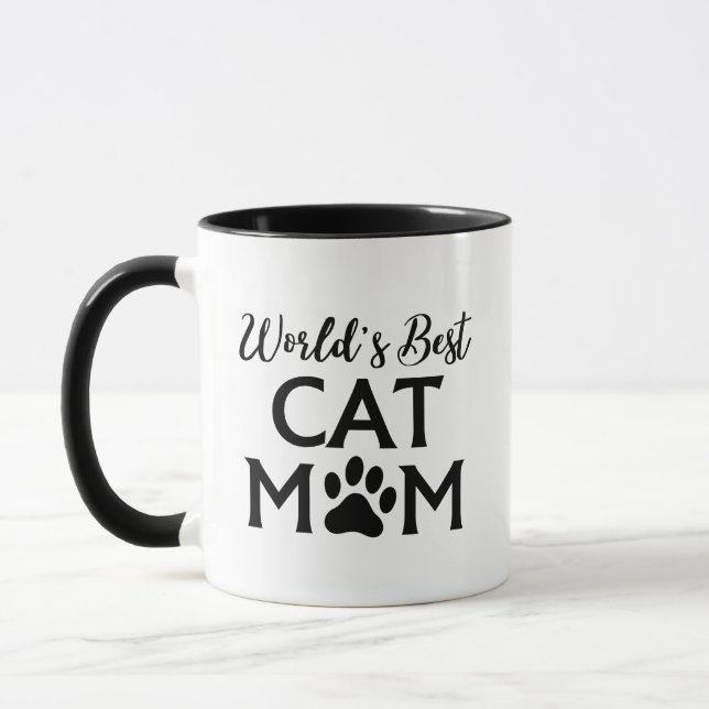Caneca Melhor Mãe de Gato do Mundo (Esquerda)