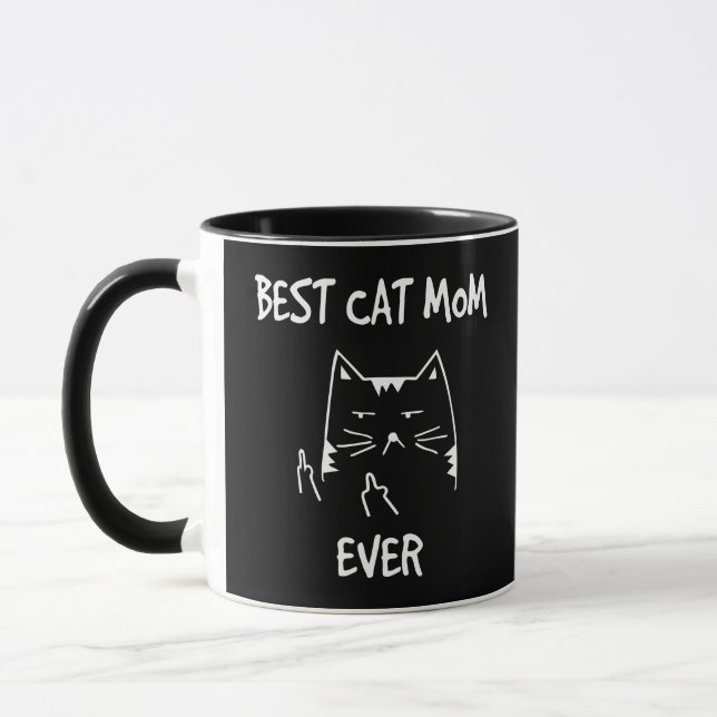 Caneca Melhor Mãe De Gato Nunca (Esquerda)