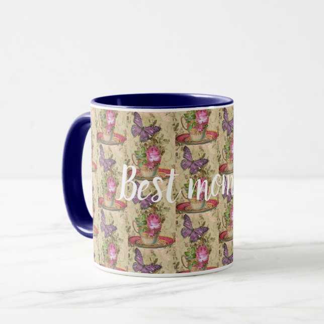 Caneca Melhor mãe de sempre (Frente Esquerda)