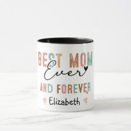 Caneca Melhor Mãe de Todos os Tempos  Roteiro Retro Dia d