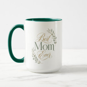 Caneca Melhor Mãe de Todos os Tempos Tipografia de Nome B