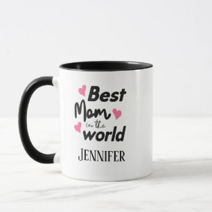 Caneca Melhor Mãe do Mundo com Nome e Foto