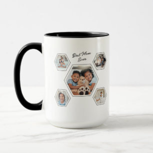 Caneca Melhor Mãe do Mundo Modelo de Dez Fotos Lembrança