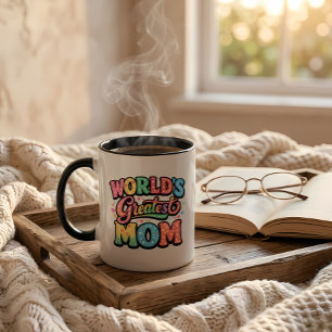 Caneca Melhor Mãe do Mundo, presente do Dia das Mães, tip