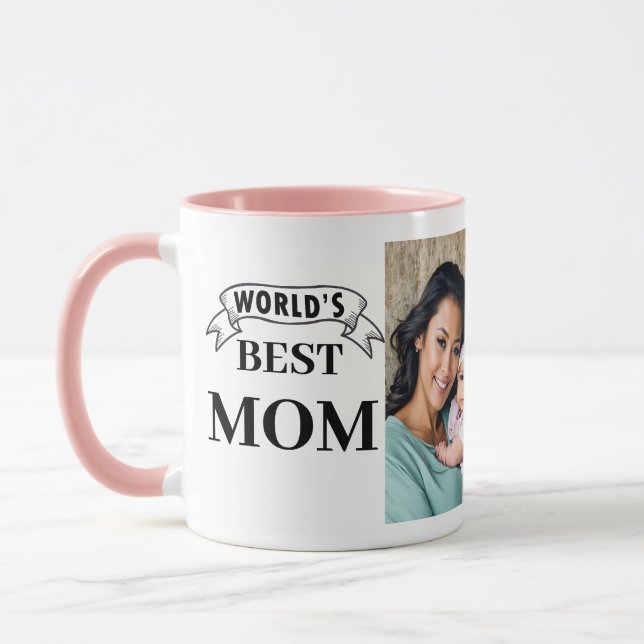 Caneca Melhor Mãe do Mundo - Presente Personalizad (Esquerda)