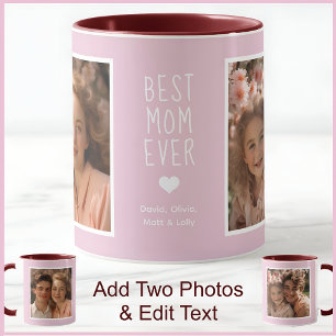 Caneca Melhor Mãe Moderna de Todos os Tempos 2 Fotos Text