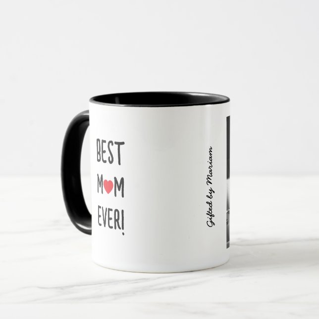 Caneca Melhor Mãe Nunca Personalizável Nome (Frente Esquerda)
