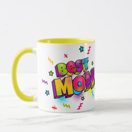 Caneca Melhor Mãe Pop Art de Quadrinhos