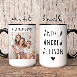 Caneca Melhor Mama Já Mug, Mug de Fotografia Personalizad