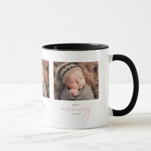 Caneca Melhor Mamãe Desde Ano Fonte de Script de Foto Cor