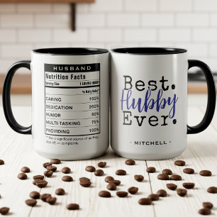 Caneca Melhor Marido de Todos os Tempos Fatos Nutricionai