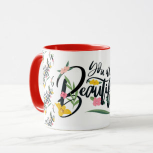 Caneca Melhor Mensagem Popular de Motivação Moderna Elega