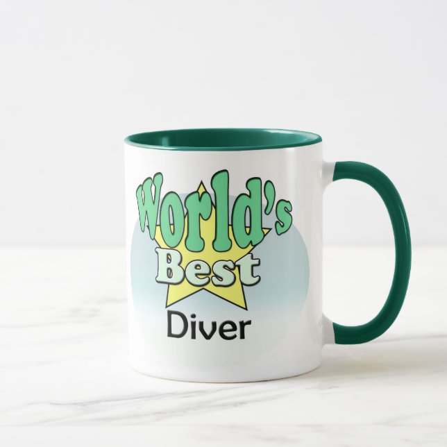 Caneca Melhor mergulhador do mundo (Direita)