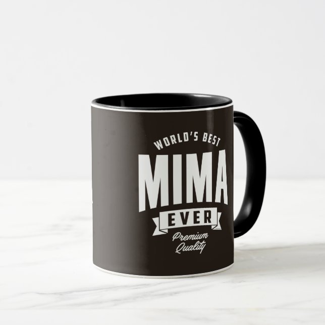 Caneca Melhor Mima Nunca (Frente Esquerda)