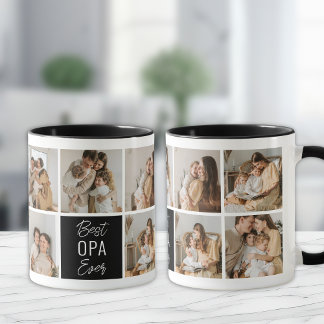 Caneca Melhor Mug de Café Personalizado OPA Nunca