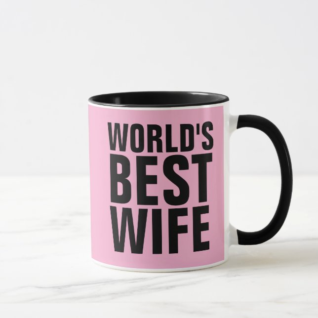 CANECA MELHOR MULHER DO MUNDO PINK COFFEE MUG (Direita)