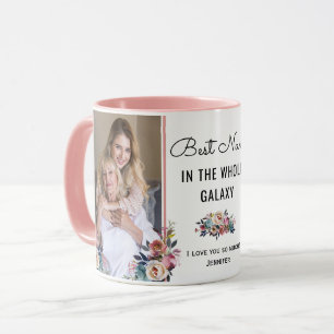 Caneca Melhor Nana de Toda a Galáxia Presente de Vovó Fot
