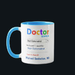 Caneca Melhor Optometrista Personalizado Engraçado<br><div class="desc">Personalize esta engraçada caneca de presente de optometrista para fazer um presente que eles vão amar. presente de excelente para médicos. RX Mugs - Apenas o que o Dr. pediu!</div>