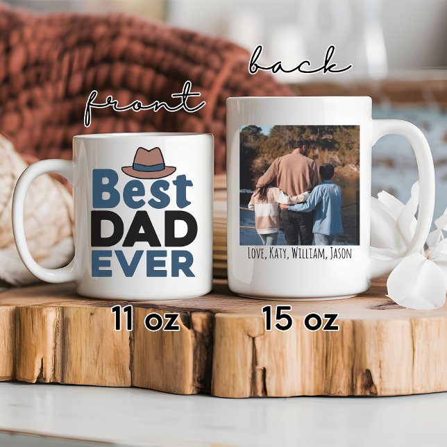 Caneca Melhor Pai alguma vez personalizado Mug de Foto, P (custom photo mug, personalized photo mug, Father’s Day mug, gift for dad, grandpa mug, dad mug )
