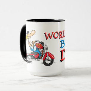Caneca Melhor Pai de Biker para Mundos Coloridos