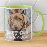 Caneca Melhor Pai de Cachorro Alguma Vez Personalizado Fo<br><div class="desc">Este design simples e clássico é composto por tipografia serif e adiciona uma foto personalizada</div>