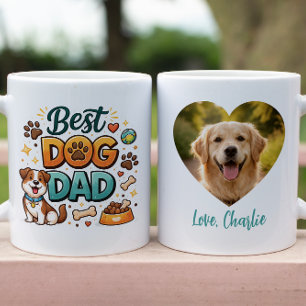 Caneca Melhor Pai de Cachorro do Mundo Dia dos Pais Per