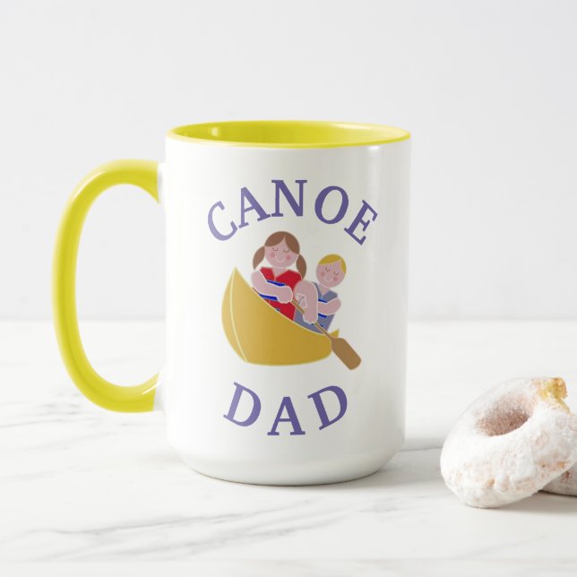 Caneca Melhor PAI de CANOA! Dia dos Pais (Com Donut)