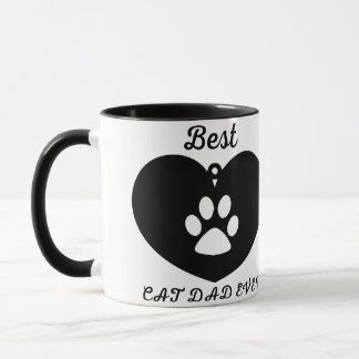 Caneca Melhor Pai de Cat de Foto Personalizada e Nome de