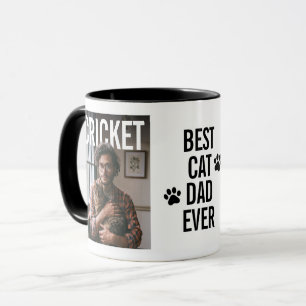 Caneca Melhor Pai de Gato de Todos os Tempos PhotoPop