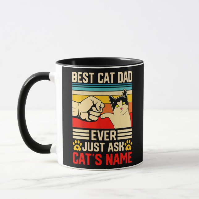 Caneca Melhor Pai de Gato Já Perguntou o Nome da Gata Fel (Esquerda)