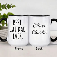 Melhor Pai de Gato Personalizado