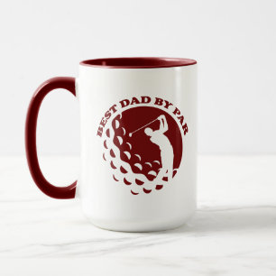 Caneca Melhor Pai De Golfe Par Moderno